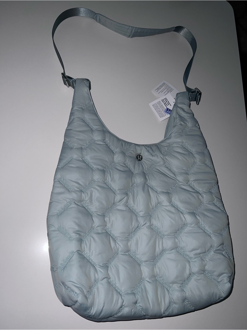 lululemon Quilty Pleasures Shoulder Bag 14 L in Pelican (PLCN)